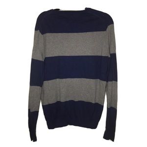 J. Crew Black and Grey Men’s Women’s Sweater Sz M